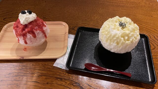 かき氷ー２℃のかき氷