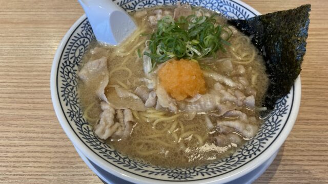 丸源ラーメンの肉そば